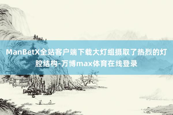 ManBetX全站客户端下载大灯组摄取了热烈的灯腔结构-万博max体育在线登录