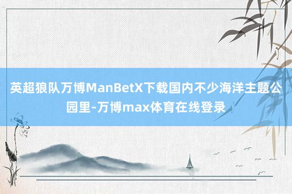 英超狼队万博ManBetX下载国内不少海洋主题公园里-万博max体育在线登录